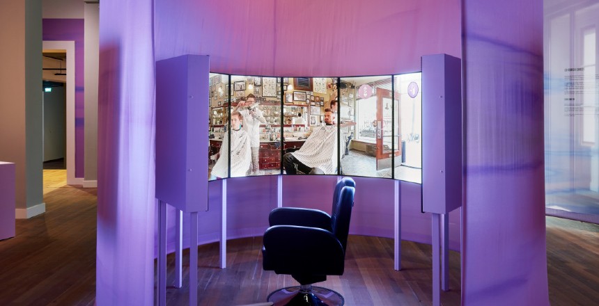 Audiovisuele installatie in het Wereldmuseum Rotterdam